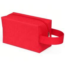 Kit 5 Necessaires Lisas Sem Estampa Para Personalizar Brinde - Vermelho - Visão 1