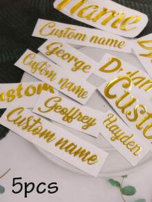 Stiker Nama Kustom, Stiker Label Kristal Kustom, Stiker Personalisasi, Stiker Pernikahan, Stiker Ucapan Terima Kasih yang Dapat Disesuaikan, Stiker Label Bisnis, Laptop, Piring, Cocok untuk Acara Bisnis, Pengiring Pengantin, Perlengkapan Sekolah Ulang Tahun - Gaya A - View 8