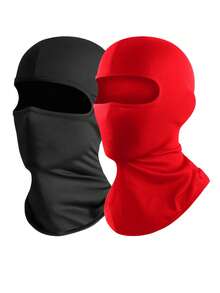 1个/2个拉法帽面罩，滑雪面罩，防紫外线防风围巾，适合徒步、钓鱼、骑行、夏季、海滩、度假 - B - 查看 17