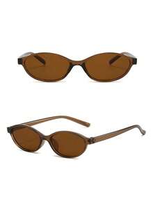 Retro Fashionable Full Rim Fashion Glasses, Versatile New Style - Multicolor - View 12