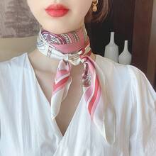 Women Bandana & Square Scarves - 70cm Chain [yellow] - View 9