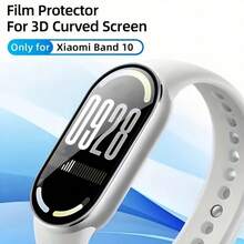3pcs/Set Smart Band 10 Screen Protector, Full Coverage Composite Film, Suitable For Smart Watch, Anti-Scratch Bubble-Free Protective Film, Ultra-Thin 3D Full Screen, Compatible With Watch Case (Non-Glass Material) - 3pcs for MI Band 10 - View 7