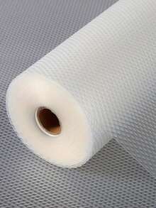 1 Roll Waterproof Anti-Moisture Drawer Liner, Suitable For Kitchen Counters, Wardrobes, Special Paper Shoe Cabinet Liner, Waterproof Anti-Moisture EVA Cabinet Liner For Kitchen, Refrigerator, Wardrobe, Non-Slip And Trimmable - Transparent Diamond Pattern - View 1