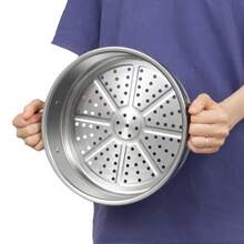 OUKANING 5-Tier Stainless Steel Steamer, 26cm Kitchen Cookers, Food Steamer, Easy To Clean - View 5