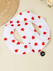 1pc Minimalist Dual-Layer Sun Hat With Ear Holes, Adjustable Anti-Slip Pet Dog Outdoor Cap For Spring & Autumn - Multicolor - View 5