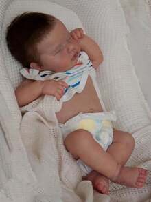 Reborn Baby Dolls Silicone Full Body Girl 20 Inch Full Body Squishy Silicone Baby Dolls That Look Like Real Babies And Feel Real Preemie Anatomically Correct - Multicolor - View 4