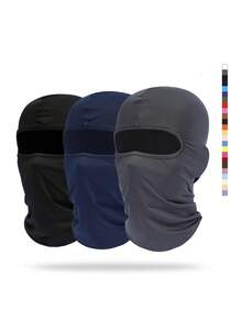 3pcs Balaclava Mask Set, Unisex Ski Mask, UV Protection Windproof Scarf, Suitable For Motorcycle, Snowboarding And Cycling - A - View 9