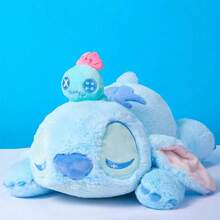 Miniso Disney Stitch Dreamy Planet Lying & Food Party Hug Bun Sitting & Chef Sitting Doll,Adorable Stitch Style,Perfect for Bed & Sofa Decor，Wonderful Gift for Family（1 PC） - 彩色 - 查看 13