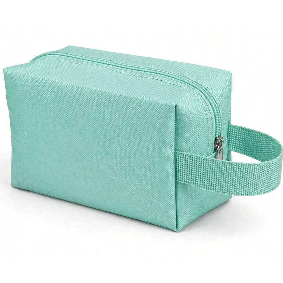 Set Of 5 Toiletry Bags With Handles - Wholesale Direct From The Factory - Mint Green - View 1
