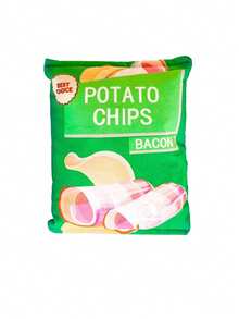 带声音的狗狗咀嚼玩偶，毛绒薯片造型吱吱作响的玩偶，适合小型/中型犬，宠物娱乐及咀嚼舒缓玩偶 - 彩色 - 查看 8