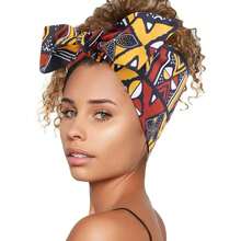 Băng đô bản rộng họa tiết châu Phi cổ điển dành cho nữ, băng đô turban thắt nút phong cách boho co giãn cho tóc tết, tóc xoăn, thể thao, yoga, salon, trang điểm và sử dụng hàng ngày. Phụ kiện tóc mùa hè, băng đô thể thao, băng thấm mồ hôi khi đạp xe. - Nhiều màu - Xem 10