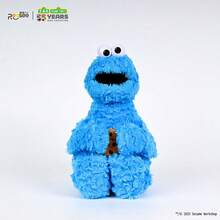 Sesame Street 芝麻街爱莫毛绒娃娃，可爱卡通毛绒玩具，柔软亲肤，安抚娃娃，生日礼物 - 彩色 - 查看 10