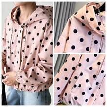 Áo khoác hè nữ, áo hoodie chấm bi thời trang, khóa kéo, kiểu dáng thường ngày đa năng có lớp lót, phù hợp cho mặc hàng ngày, phong cách đường phố, đi làm, nghỉ mát, mùa xuân. - Nhiều màu - Xem 6