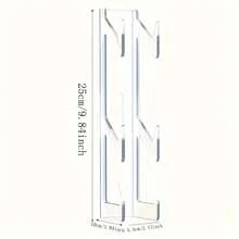 1pc White Solid Color Universal Stand For Nintendo Switch, Wall Mount Holder For Controller And Headphone, Transparent Display Stand, Easy Installation Game Accessory Mother's Day Gift - Clear - View 8