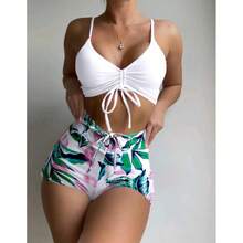 Women Athletic Bikinis - White - View 4