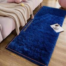 1pc Soft Modern Indoor/Outdoor Plush Carpet, Available In Pink/Grass Green/Camel, Suitable For Bedroom, Living Room, Dorm, Room Decor, Non-Slip Polyester Material, Comfortable Room Decor Rug - Multicolor - View 31
