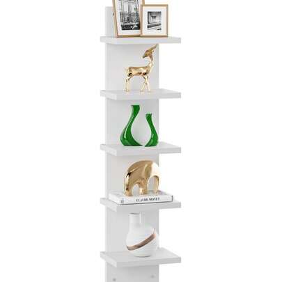 Floating Storage Shelf, Wall Mounted Rack For Books, Magazines, Decorative Items, Toys Display, Bohemian & Nordic Style Wall Hanging Shelf, Suitable For Bedroom, Living Room, Dining Room, Kitchen, Office, Study