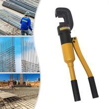 Hydraulischer Rebar Cutter 8T Schraubgewindestaal Werkzeug Kabelschere Groß Baustelle Rebar Schere 0.4-1.6cm Drahtseilschneider mit Tragbare Box Multitool Werkzeug SC-16 Cablecutter 42cm - Mehrfarbig - Übersicht 3