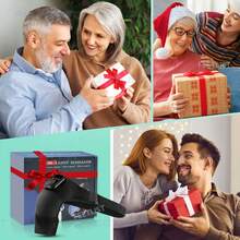 FEETLIST Wireless Heated Shoulder Vibration Massager For Office Workers, With LED Display, 3 Heat & 3 Vibration Levels, Rechargeable Wrap For Shoulder, Ideal Gift For Elderly Home Warmth - Black - View 11