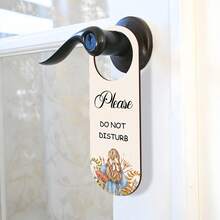 1pc "PLEASE DO NOT DISTURB" Garage/Room Door Sign, Vintage Classic Door Plaque In Multiple Styles - Multicolor - View 12