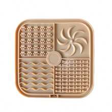 1/2PCS Square Dog Lick Mat, Silicone Slow Feeder Mat Dog Food Mat With Suction Cups, Dog Training Mat - Multicolor - View 11