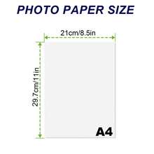 50 Sheets A4 Glossy Photo Paper; Printing Paper; Inkjet Photo Paper; Suitable For Portrait Photos, Flyers, Calendars, Brochures, Etc. - 50 Sheets - View 5