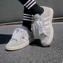 Adidas 阿迪达斯 GRAND COURT BASE 00S “面包鞋”休闲运动鞋 - 淺灰色 - 查看 5