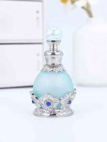 15ml Exquisite Rhinestone-Decorated Enamel Bottle, Mini Refillable Container, Portable Travel/Holiday Personal Care, Perfume & Essential Oil Sample Bottle, Home Decor, Ideal Gift For Girls (Perfume Not Included, Empty Bottle Only) - View 16