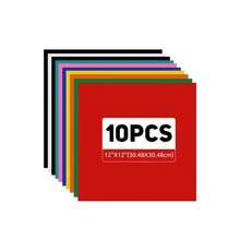 Pegatinas de vinilo permanente surtidas, 12 pulgadas x 10 pulgadas, adecuadas para manualidades DIY, fáciles de cortar y transferir, aplicables para decoración del hogar, tazas de café, letreros, letras, pancartas, decoración de ventanas - mezcla - Ver 14