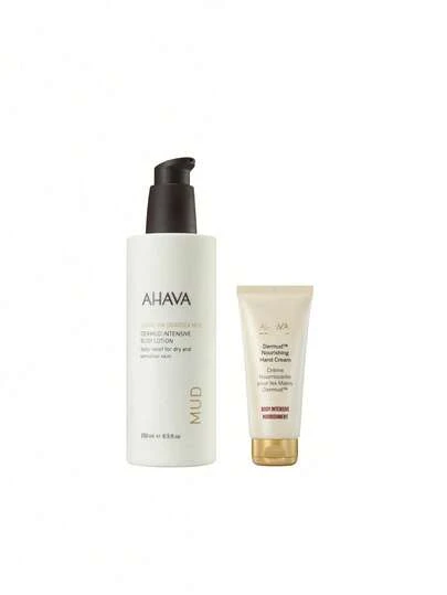 Ahava [Bundle] Dermud Nourishing Body Lotion 250 Ml + Nourishing Hand Cream 100 Ml