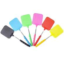 1个创意不锈钢伸缩式苍蝇拍，塑料手动苍蝇拍，家用，轻松拍打蚊子 - 1pc - 查看 9