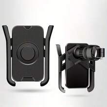 1pc Motorcycle, Electric Bicycle, Scooter, Mountain Bike, E-Bike Phone Holder, Navigation Bracket, Car Mount - Multicolor - View 5