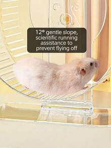 Bánh xe tập thể dục siêu êm cho chuột hamster, bánh xe có ổ bi kép, phù hợp cho chuột hamster và chuột nhắt, giúp thú cưng vận động và giải trí lành mạnh. - Xem 3