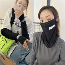 Ống tay chống tia UV mùa hè, khẩu trang, áo dài tay rộng rãi chống nắng cho nữ khi lái xe/đạp xe. - Nhiều màu - Xem 7