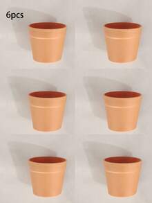 12个迷你花盆 - 塑料花盆，适合种植多肉植物、仙人掌和工艺品 - 非常适合窗台园艺、婚礼回礼和春季户外花园派对，手工制作，也适合作为万圣节、圣诞节、感恩节和丰收节的礼物和装饰品，以及春夏季装饰。 - 褐色 - 查看 10