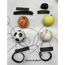4 Peças Bola de Retorno de Pulso, Bola de Corda de 2,4 Polegadas, Treinamento de Coordenação Olho-Mão, Exercício de Bola de Corda ou Lembrança de Festa para Adultos, Treinamento de Força de Pulso, Treinamento de Destreza dos Dedos, Jogo de Beisebol, Bola de Borracha Durável, Treinamento de Coordenação para Adultos, Brinquedo de Treinamento para Cachorros - Multicolorido - Visão 6