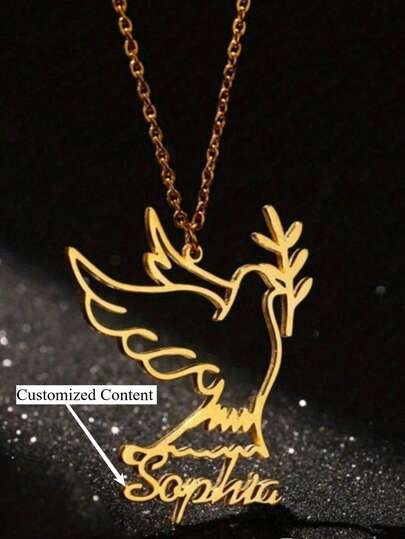 Elegant Custom English Name Necklace, Suitable For Daily Wear Or Special Occasions - Minimalist Graceful Name Necklace