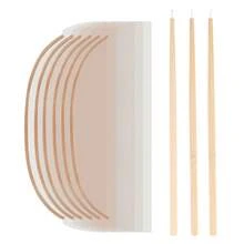 Bộ dụng cụ làm tóc giả dành cho người mới bắt đầu bao gồm 5 lưới ren tóc giả và 3 kim thông gió, thích hợp cho người mới bắt đầu thực hành làm tóc giả ren. - Xem 8