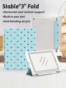 Ayotu 1 件蓝色波点图案平板电脑保护套和 Kindle 电子阅读器保护套，兼容 iPad Air 8 (M4) 2026 (11/13 英寸)、第十代、Air 4/Air 7/9.7 英寸、Galaxy Tab A9 Plus、Kindle（第十一代 - 2024 年发布）（6 英寸）、Kindle Paperwhite 第十二代 2024 年款，时尚简约的节日礼物 - 彩色 - 查看 5