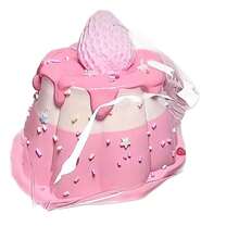 1个奶油草莓布丁硅胶挤压玩具，慢回弹可爱减压音乐玩具，生日/圣诞节/万圣节/复活节礼物，完美礼物 - 彩色 - 查看 9