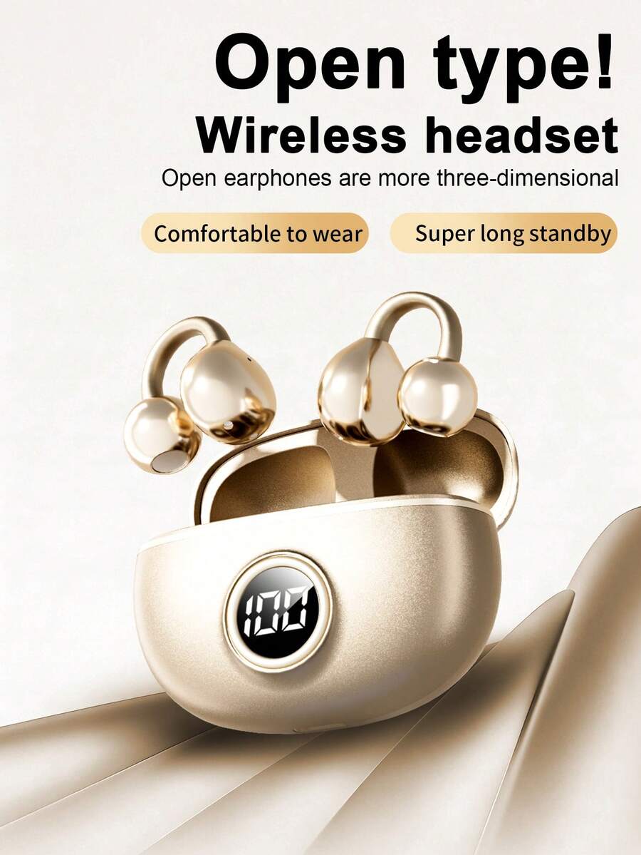 Acer Wireless Bluetooth Earphones, Comfortable Ear-Hook Design, Bluetooth 5.4, Surround Stereo Sound, Deep Bass, Smart Touch Control, Super Long Battery Life, Low Latency, Compatible With Apple, Android Smartphones, Computers, Tablets