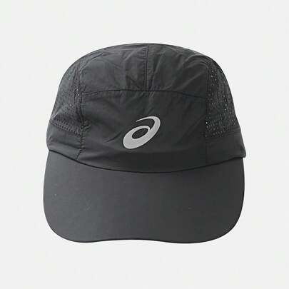 Asics 유니섹스 러닝 캡, 스포츠 곡선형 챙 모자 3013B385-001