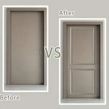 Self-Adhesive White PVC Wall Decorative Trim, Suitable For DIY Home Decor - B - View 5