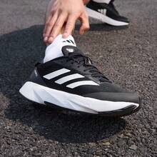 Adidas 阿迪达斯 ADIZERO SL 超轻稳定回弹训练及比赛专业跑鞋“闪充运动鞋” - 黑色 - 查看 6
