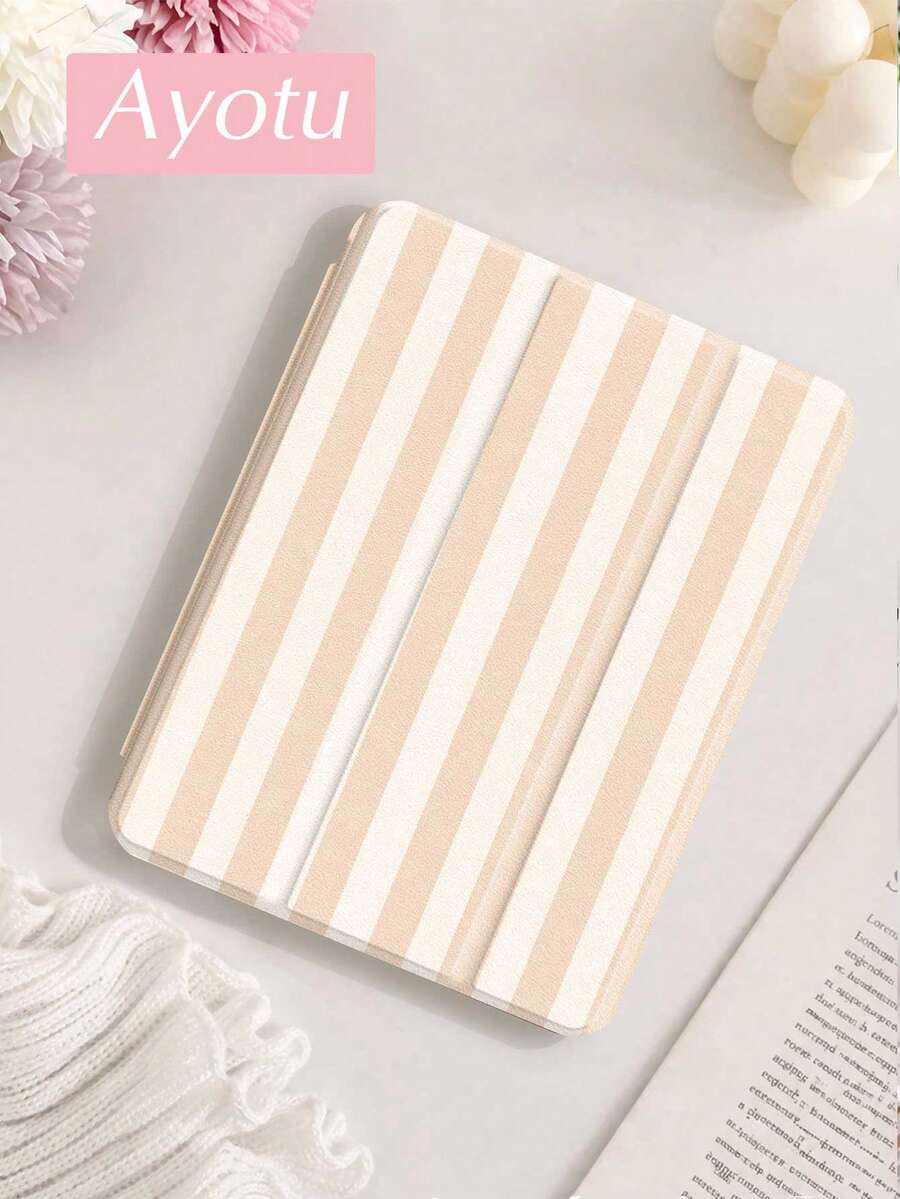 Ayotu 条纹图案平板电脑保护套/Kindle电子阅读器保护套，适用于iPad Air 8 (M4) 2026款（11/13英寸），第十代，Air 4/Air 7/9.7英寸，Galaxy Tab A9 Plus，Kindle（第十一代-2024年发布）（6英寸），Kindle Paperwhite第十二代2024款，时尚简约的节日礼物