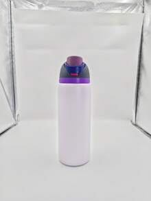 O-Wa-La Pink, White And Light Purple Water Bottle 32oz, 945ML, With Straw, Heat Preservation Time More Than 24 Hours, Cold And Hot Water Can Be Insulated, Can Make Coffee, Frozen Drinks, Exquisite Workmanship, Suitable For Camping, Work, Indoor And Outdoor Use. - 淡紫色 - 查看 2