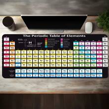 1pc Standard Periodic Table Mouse Pad, Non-Slip Washable Rubber Base Large Size Desk Mat Office Accessory, Computer Decor Accessory Desk Decoration Dirt-Resistant Gaming Mouse Pad, Ideal Gift For Gamers - Extra Long Desk Mat, Fashionable Office Desk Decor And Study Accessory Office Desk Accessories Desk Accessories Office Supplies Office Accessories Mousepad Study Table Mouse Pad For Desk - Standard Periodic Table - View 3