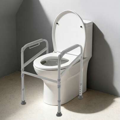 SanBouSi Toilet Safety Support Bar Hand Rail Bathroom Seat Frame Medical Handicap Disabed