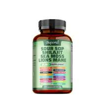 Miriyalyad 24 In 1 Soursop Shilajit Sea Moss Lions Mane Supplement, Immune & Energy Support, 120 Capsules - 1PCS - 查看 8