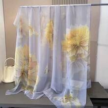 Women Bandana & Square Scarves - Sunflowers In Oil Painting - View 19